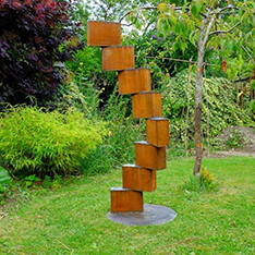 corten steel garden sculptures for sale